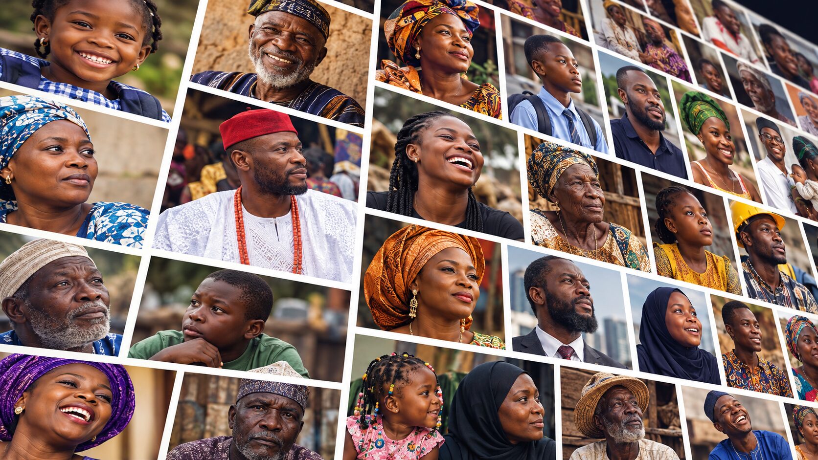 Collage of portraits of the people behind our documentary stories